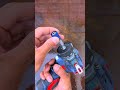 Electric drill converted into a screwdriver