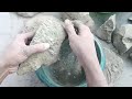 ASMR|| different mud dirts dry crumbling in plastic pot 🌪️ soft fluffy all mud oddlysatisfying