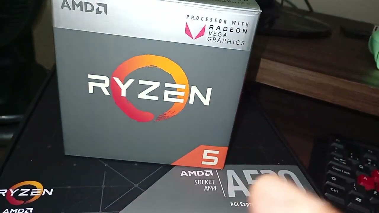 MSI A520M A PRO Motherboard, White Light, RX 580 MLLSE GPU, Ryzen