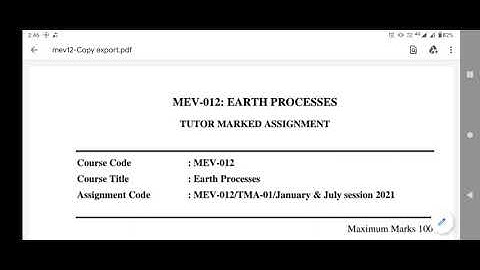 MEV12 EARTH PROCESS  SOLVED ASSIGNMENT 2021 whtsapp for solve assignments 7780847110
