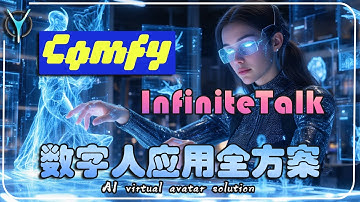 【打造数字人流程-2】ComfyUI-InfiniteTalk 图像音频一步合成细腻动态数字人口播短视频！ #aigc #n8n #comfyUI