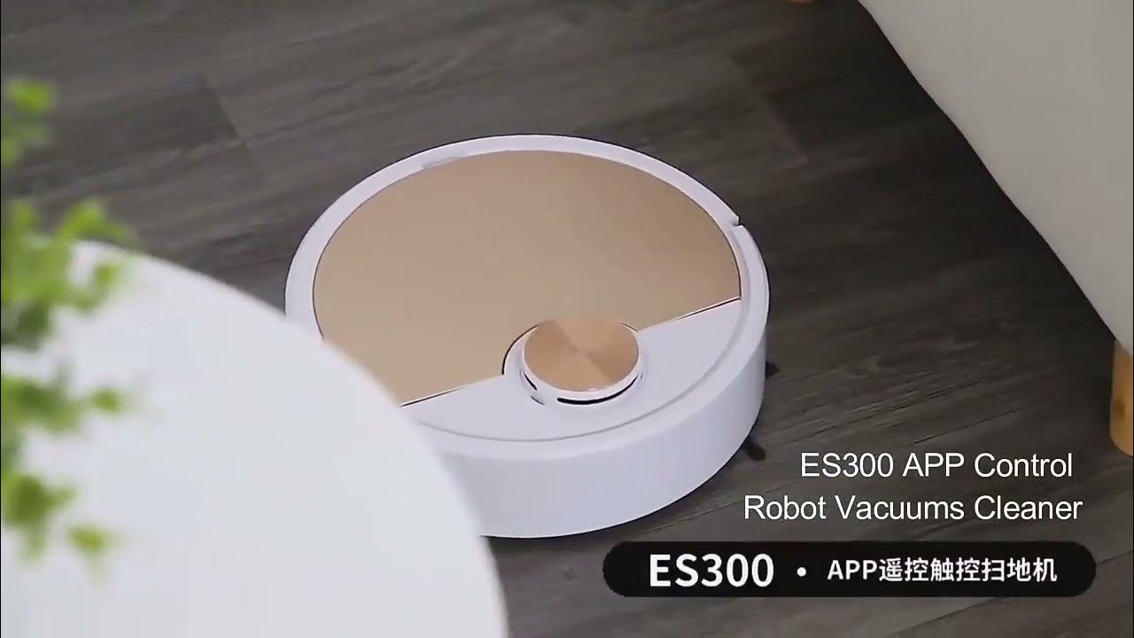 APP Control ES300 3000mAH Smart Navigation Robotic Home Floor Mop Sweep 3 In 1 Robot Vacuums