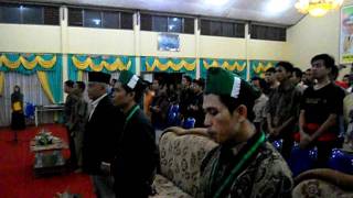 Video thumbnail of "Mars Hijau Hitam pada Penutupan Kongres HMI 28, Juni 2011 di Pekanbaru"