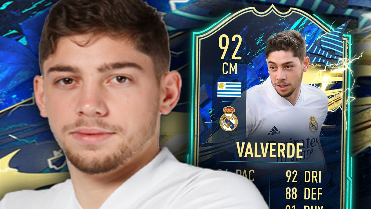 COMPLETE MIDFIELDER 🔥 92 TOTS VALVERDE PLAYER REVIEW - FIFA 21 ULTIMATE TEAM