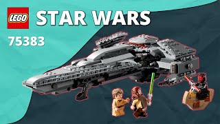 LEGO Star Wars 75383 Darth Maul's Sith Infiltrator (REVIEW)