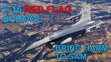 F-16C Red Flag Mission 4: Kill SAM #DCS #F16 #RedFlag #HARM