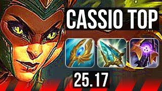 Download Lagu CASSIOPEIA vs SION (TOP) | 1300+ games, 39k DMG | KR Master | 25.17 MP3