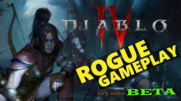 DIABLO 4 - ROGUE gameplay (early access BETA) ft. Butcher