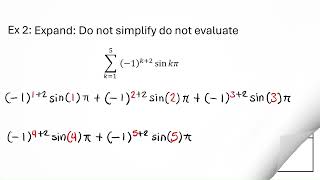 Exclusive Sigma Notation Information