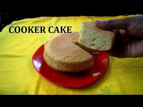 how-to-make-sponge-cake-in-pressure-cooker-|-cake-without-oven-by-attamma-tv