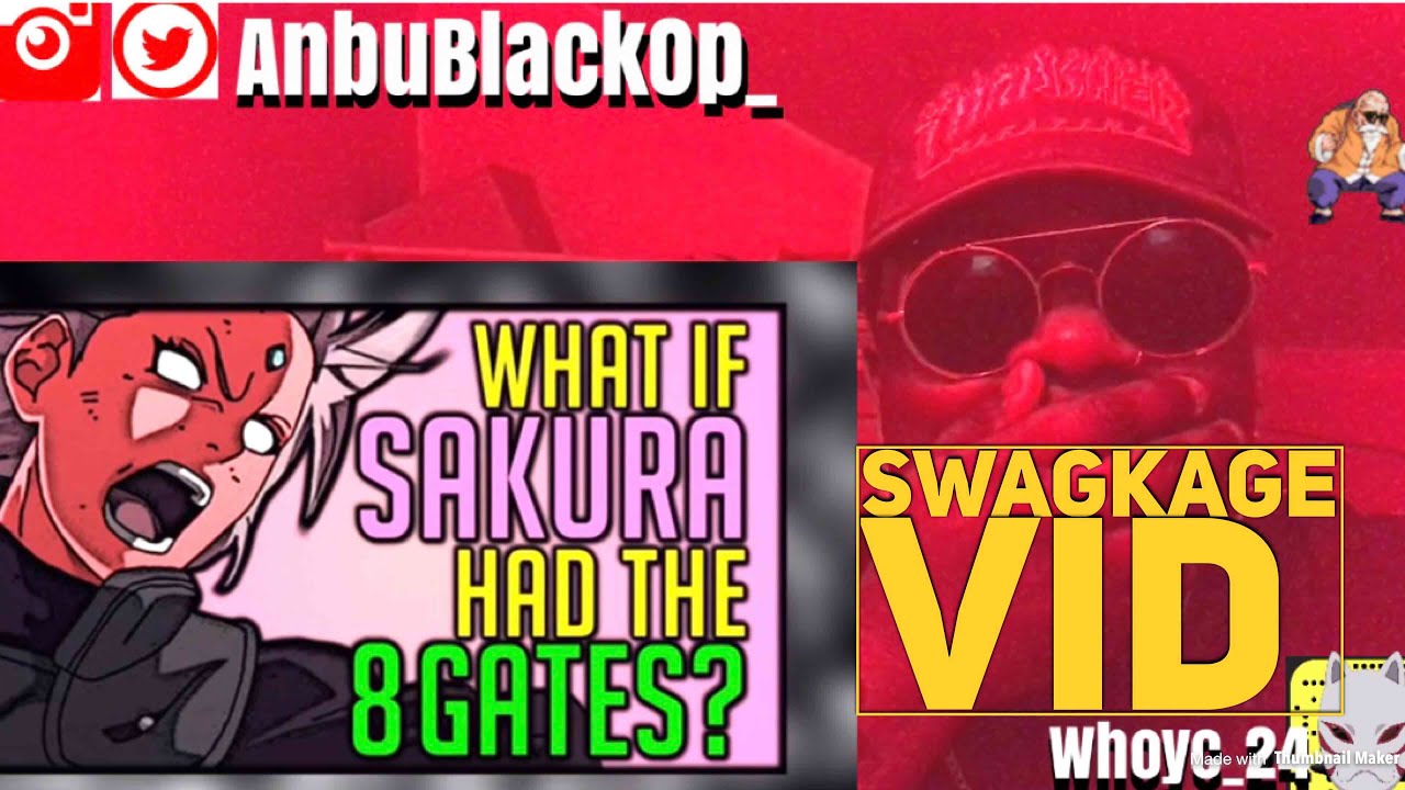 Swagkage If sakura could use the 8 gates (Reaction) YouTube