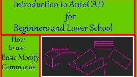 How to use the MODIFY command in AutoCAD