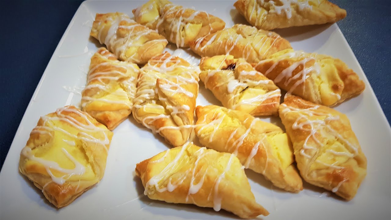 Cream Cheese Danish Pastries/ danishpastries YouTube
