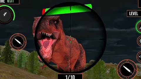 Best Dino Games - Wild Dino Hunting Gun Games Android Gameplay Dinosaur Simulator Games