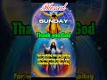 THANK YOU GOD BLESSED SUNDAY