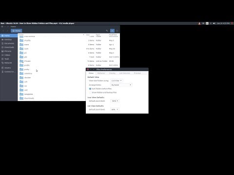 Ubuntu 16.04: How to Show Hidden Folders and Files