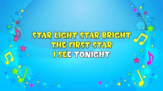 Star Light, Star Bright | Sing A Long | Lullaby | Bedtime Song | Nursery Rhyme | KiddieOK