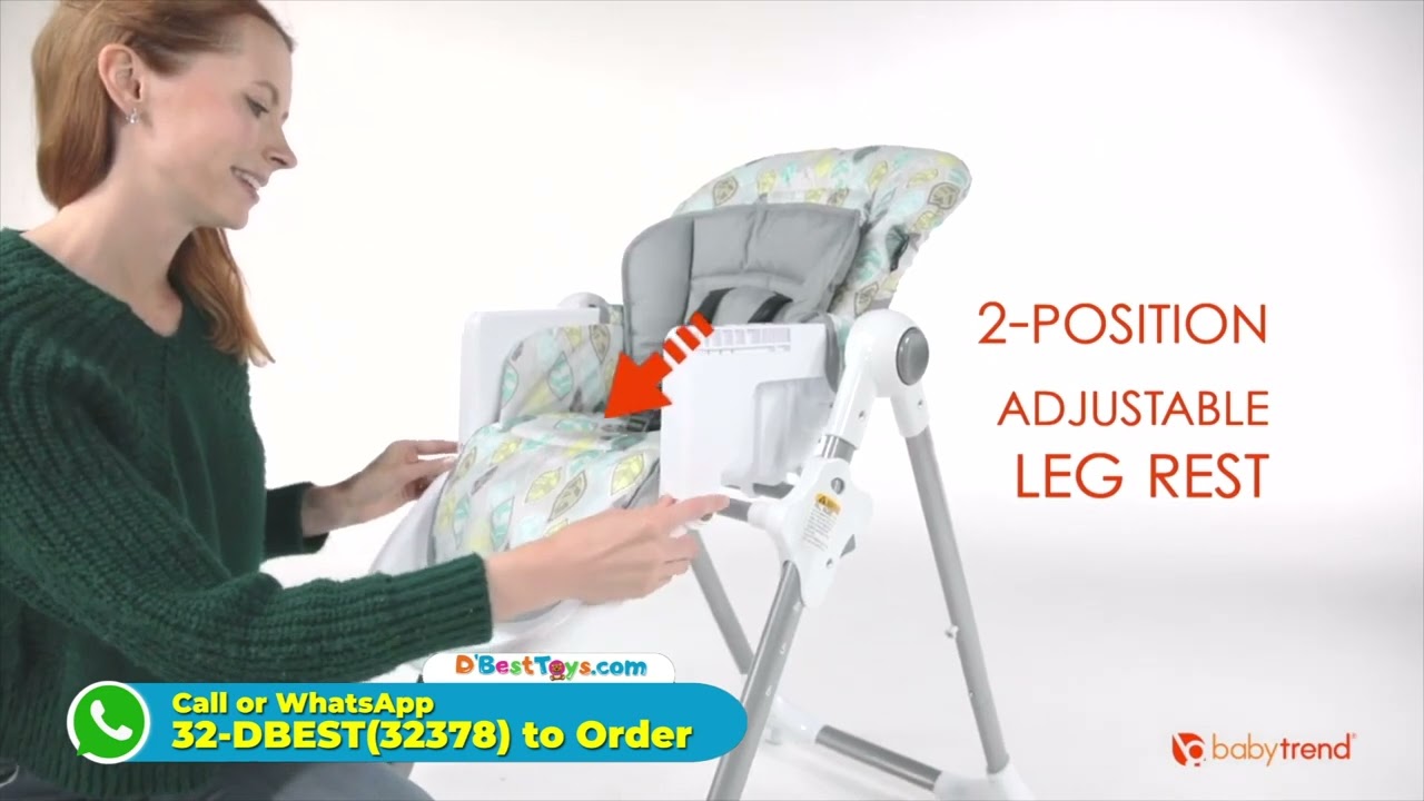Baby Trend Aspen ELX High Chair Farmers Market - D'Best Toys