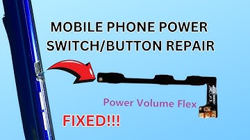 Tecno mobile power switch replacement