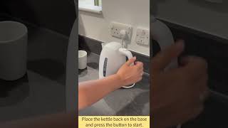 UWE Bristol Accommodation | How to Use the Kettle