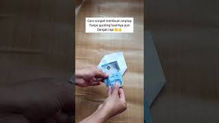 Membuat Amplop Mudah Tanpa Gunting tipsandtrick diy tipsntricks tutorial lifehack