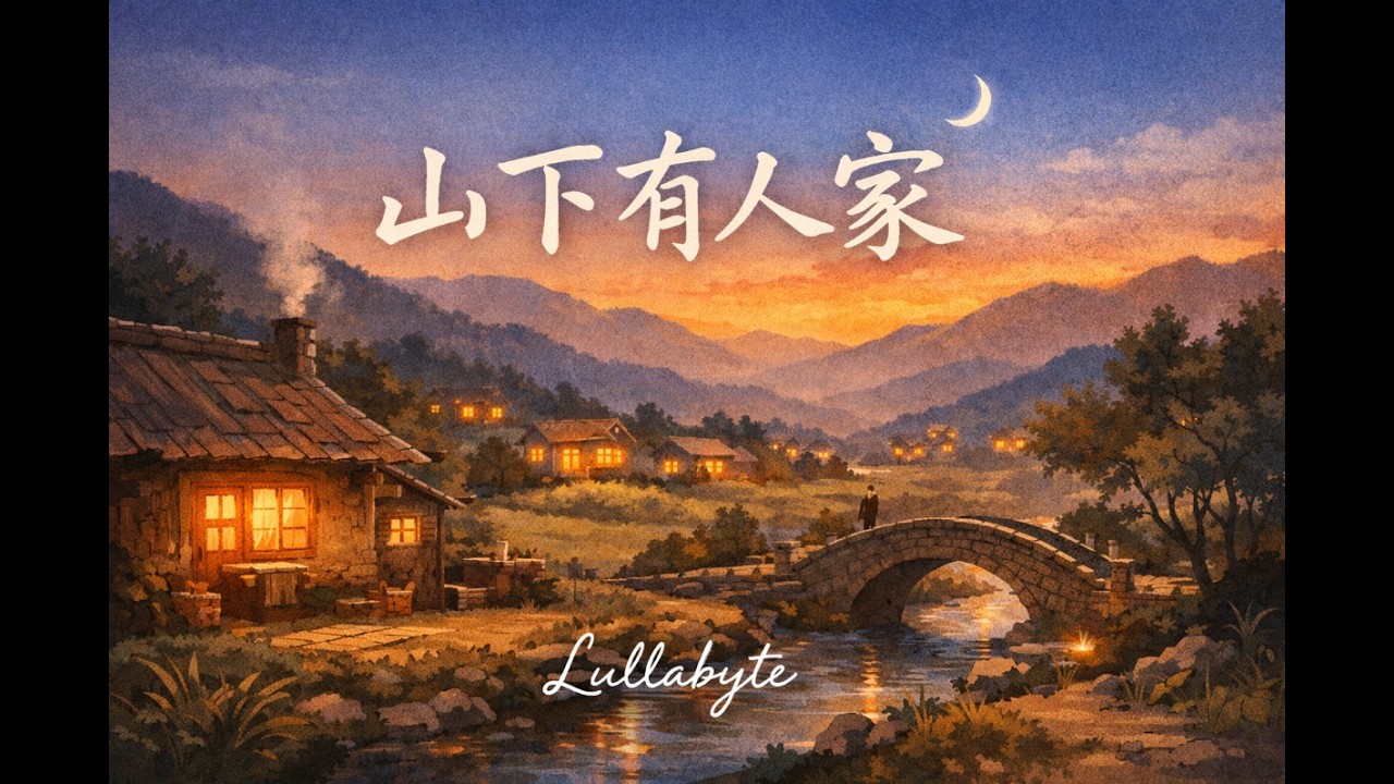 山下有人家｜治愈系民谣中国风 · 温暖人间灯火 · 原创音乐 | Lullabyte | 为一群已经很努力的人，留一个可以不用再用力的地方 #治愈民谣 #温暖音乐 #原创音乐