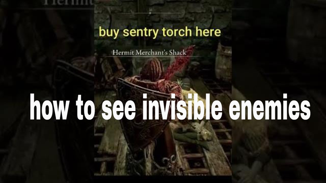 Elden Ring how to see invisible enemies YouTube