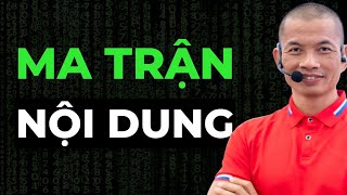 Xây dựng thương hiệu cá nhân trên Internet với cách tạo ra ma trận nội dung | Phạm Thành Long