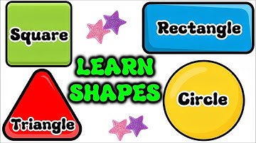 Learn Shapes | Best Learning Video for Toddlers | Circle Triangle Square Rectangle | The Shapes Song