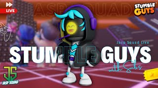 Stumble Guys Live Jasp Squad with Subscribers #live #stumbleguys #stumbleguyslive