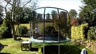 Replacing a Jumpking Ovalpod Trampoline Net - High Speed