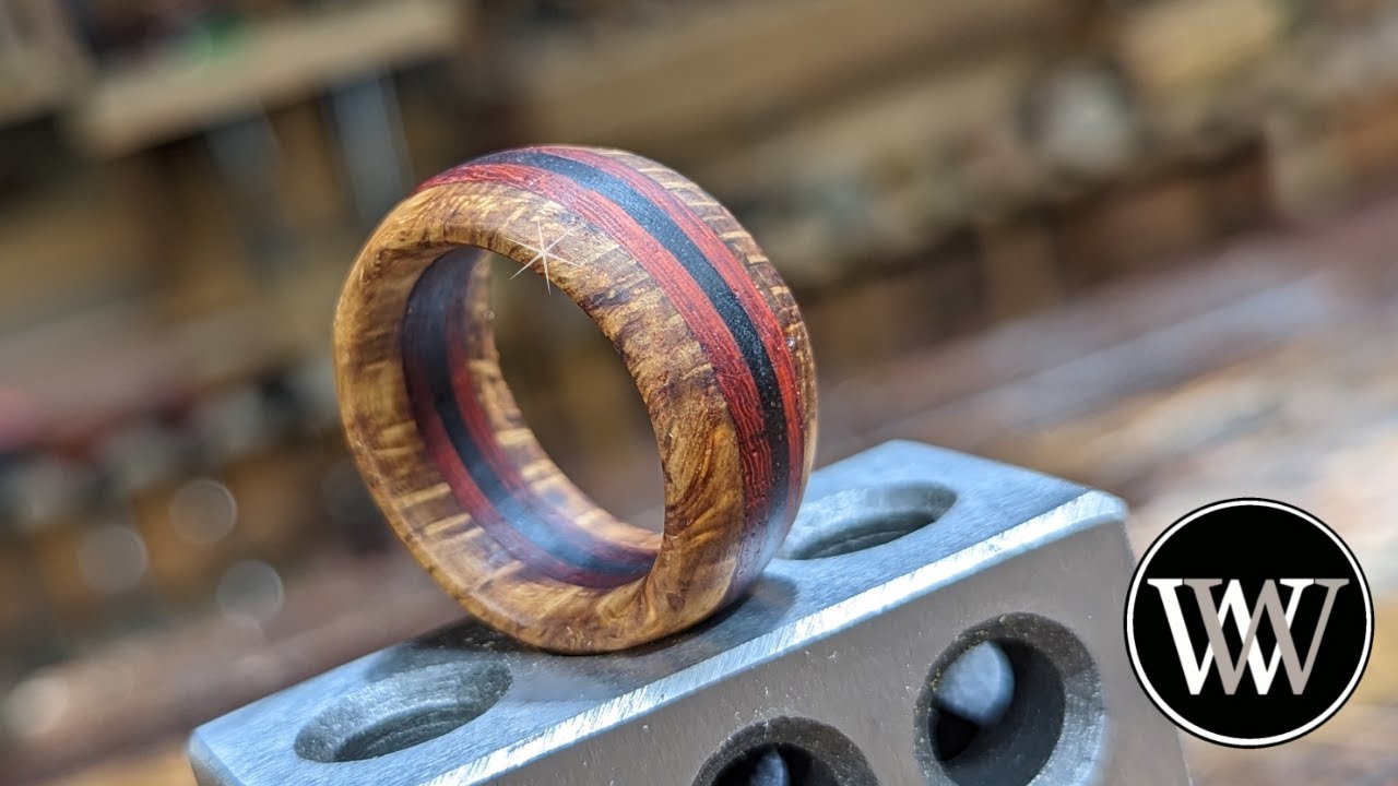 How To Make Wooden Rings Without Power Tools (No Lathe, No Power