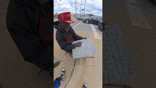 What does your sign say? #detroit #fypシ゚viral #hood #soulfood #giveback #motovlog #signs