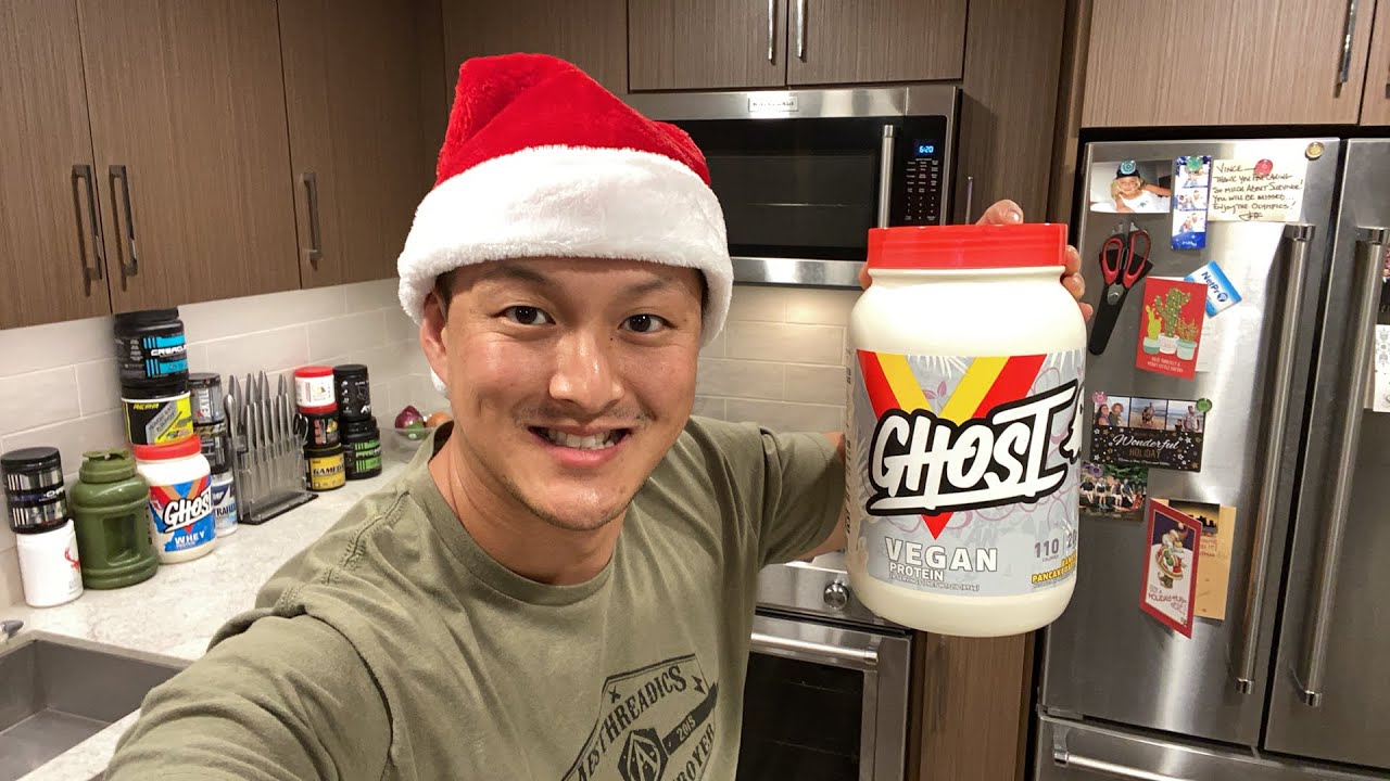 A Live Review on Christmas Eve Ghost Vegan Banana Pancake Batter
