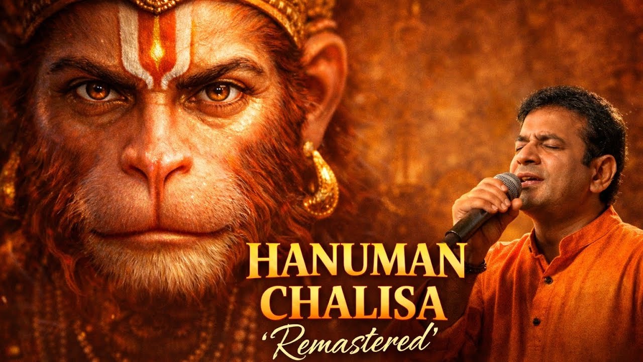 HANUMAN CHALISA (REMASTERED) | GET POWERFUL | GET PEACEFUL | REMOVE NEGATIVE ENERGY | JAI SHREE RAM🙏