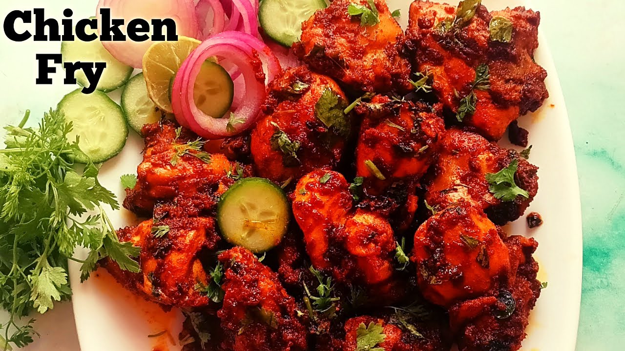 Chicken Fry Simple Chicken Fry For Bachelors Chicken Dry Roast