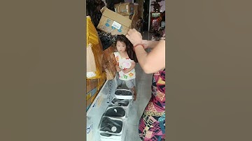 Hai bà cháu búi tóc xinh ạ#tocbui