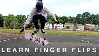 How to Finger Flip from Tail Stop - In Depth Tutorial