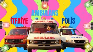 Düt Düt Düt Geliyor Taşıtlar Taşıtlar Şarkısı Ambulans, Polis, İtfaiye