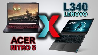 Acer Nitro 5 vs Lenovo L340 | BRIGA DOS + CUSTO BENEFÍCIO DO BRASIL