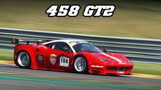Ferrari 458 GT2 - Downshifts & fly-by's (Supercar Challenge 2012-2013)