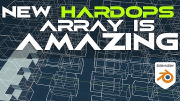 HardOPS new Array Modifier is AMAZING - Blender tutorial