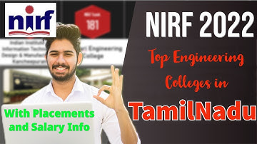 Top Engineering Colleges in TamilNadu 2023 based on NIRF Ranking 2022