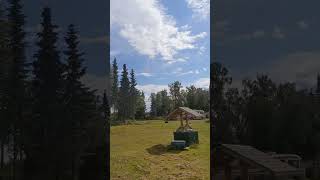 crazy summer thunderstorm, RARE! #alaska #dogmom #summer #thunderstorm