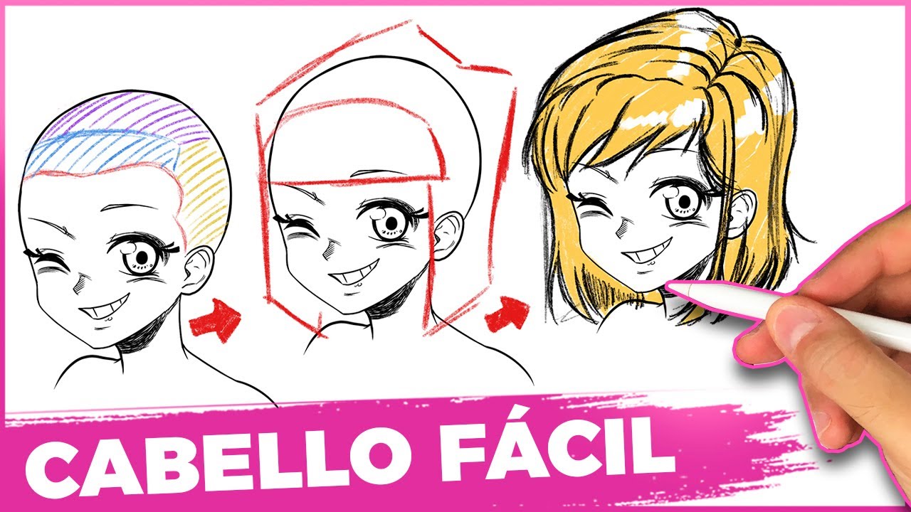 4 TRUCOS para DIBUJAR CABELLO FÁCIL ✨ | Why So Gurin