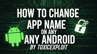 How To Change App Icon App Name On Any Android