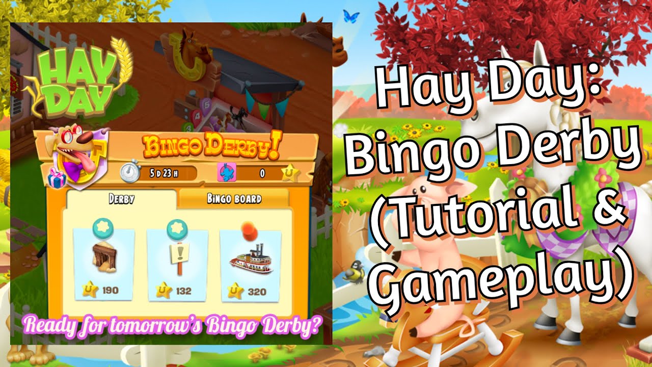 Hay Day How to Play the Bingo Derby? (Tutorial & Gameplay) YouTube