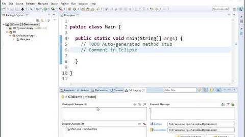 EGit - Eclipse GitHub Integration Basics