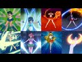 COMPARISON || Inner Sailor Senshi 1st Attack - 90s vs Sailor Moon Crystal