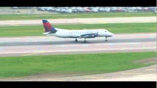 Saab 340B+ Landing at MSP